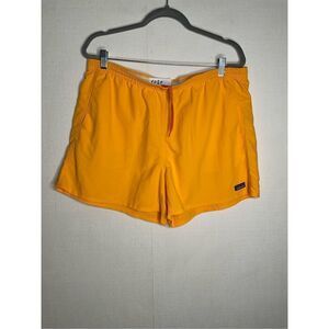 Men's Patagonia Swim Trunks Shorts 4" Inseam Unlined‎ Orange Size XL Quick Dry